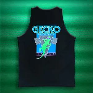 1988 Gecko Muscle Beach V2 - Black Cotton Tank