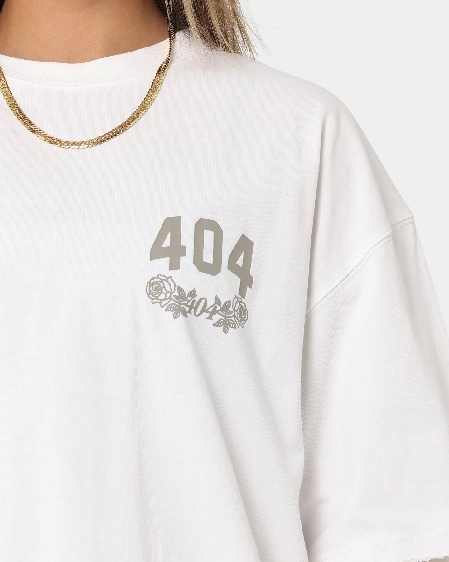 404 Flight Vintage T-Shirt Off White