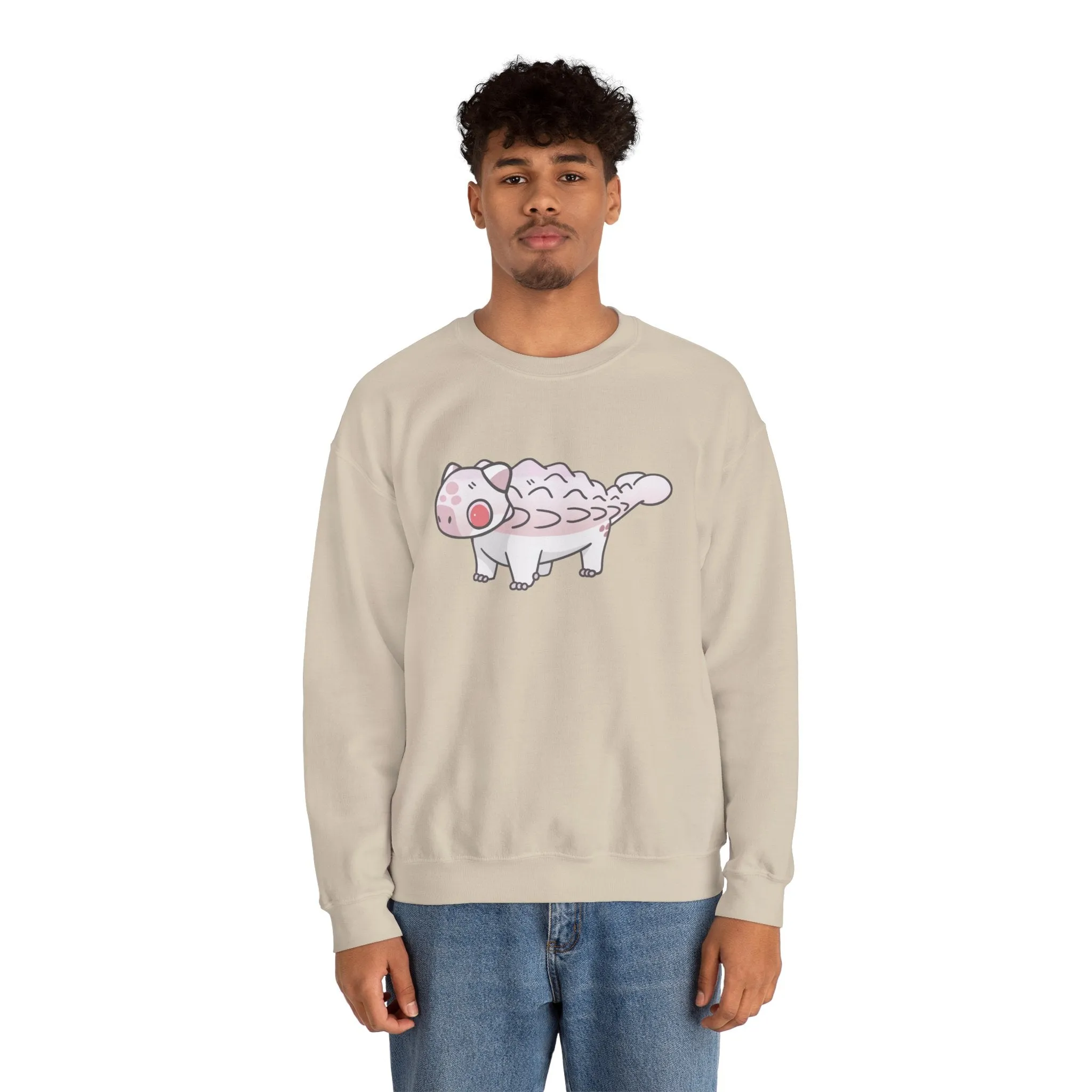 Albino Pinacosaurus - Unisex Heavy Blend™ Crewneck Sweatshirt