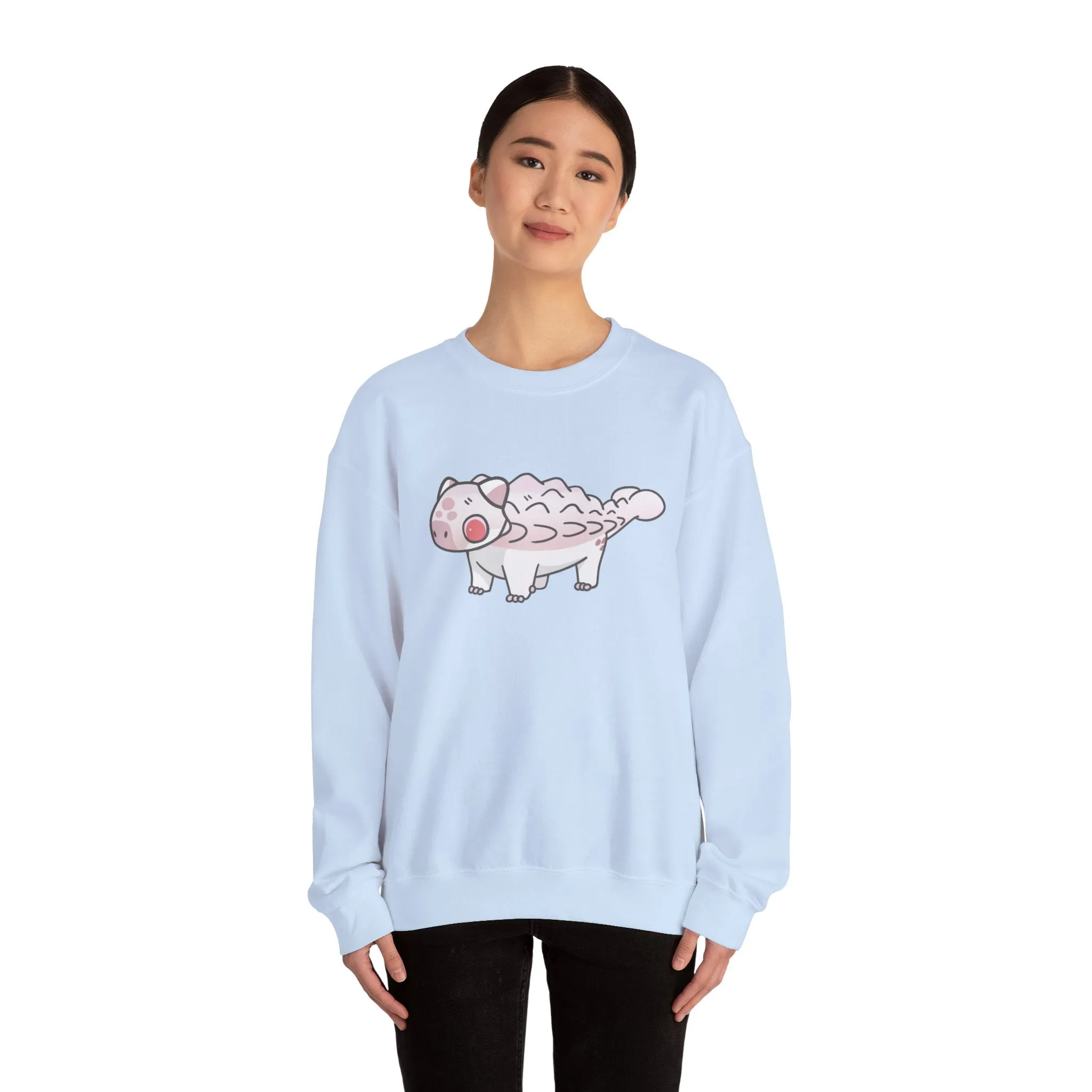 Albino Pinacosaurus - Unisex Heavy Blend™ Crewneck Sweatshirt