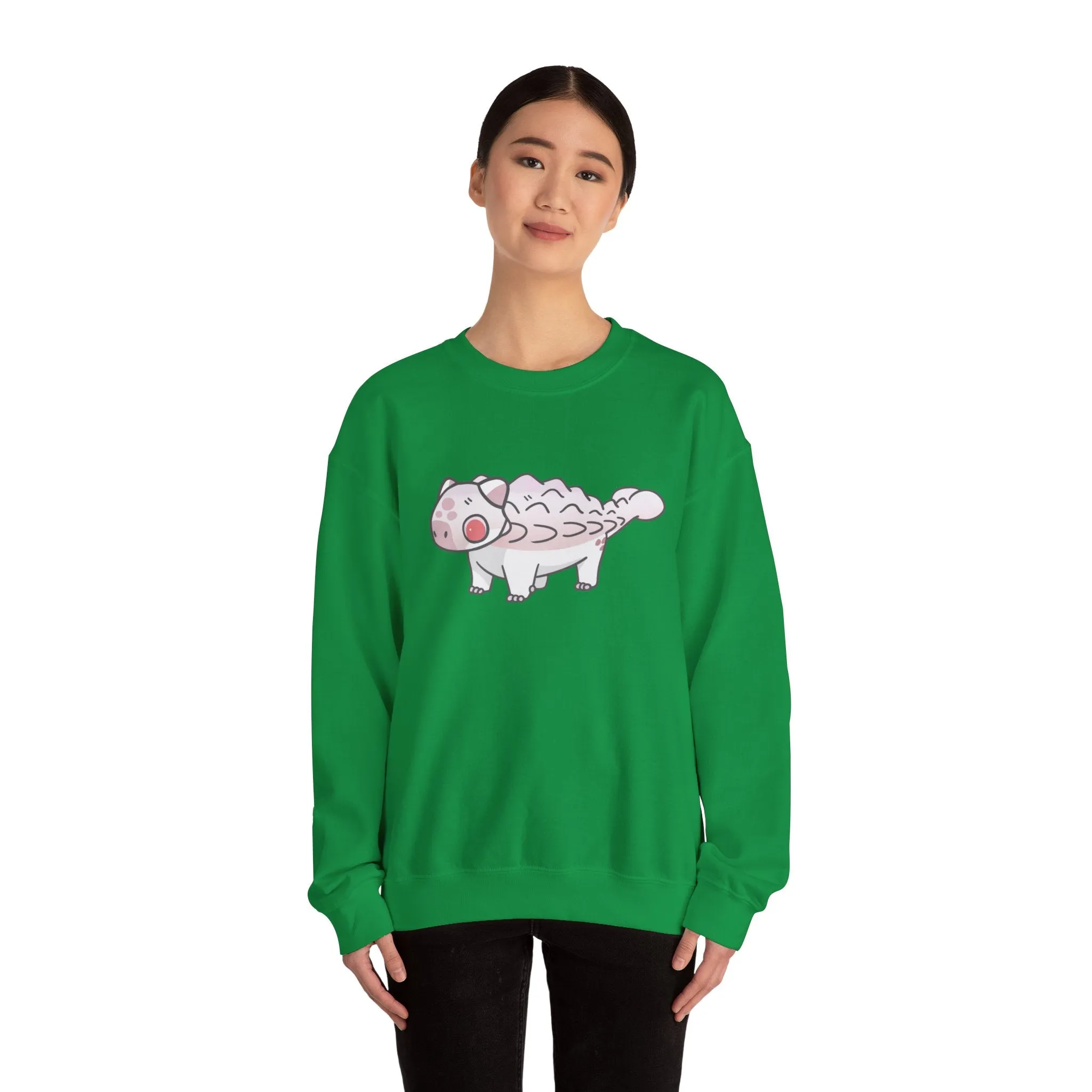 Albino Pinacosaurus - Unisex Heavy Blend™ Crewneck Sweatshirt