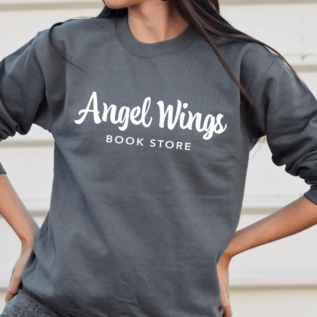 Angel Wings Bookstore Horizontal Long Sleeve