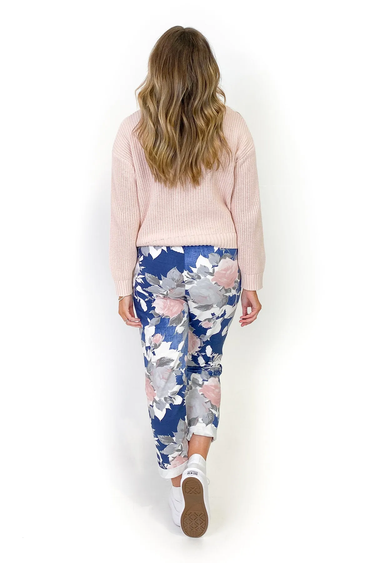 Beau Denver Rose Dark Blue Trousers