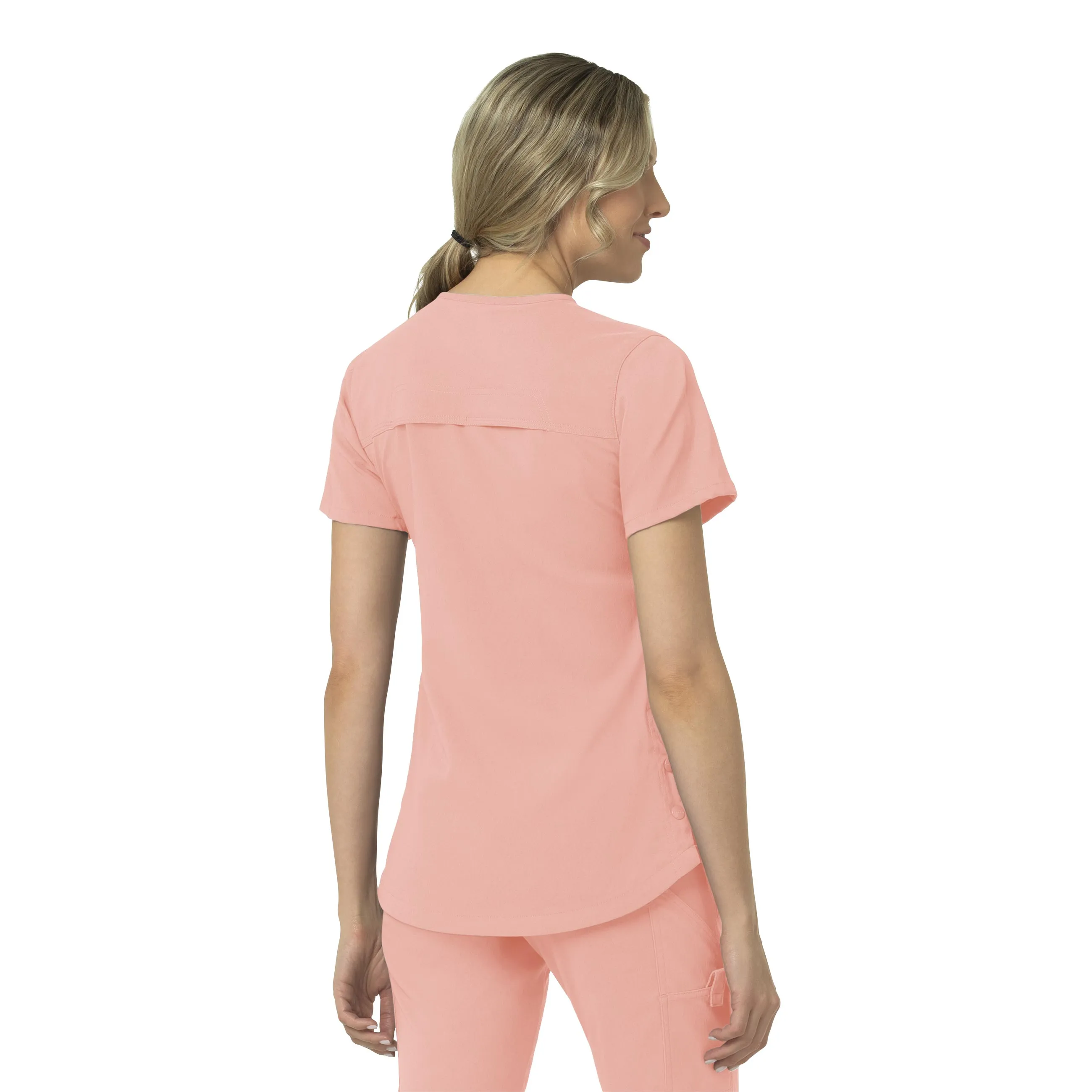 Carhartt Rugged Flex Peak Women's 4-Pocket V-Neck Scrub Top - Sorbet