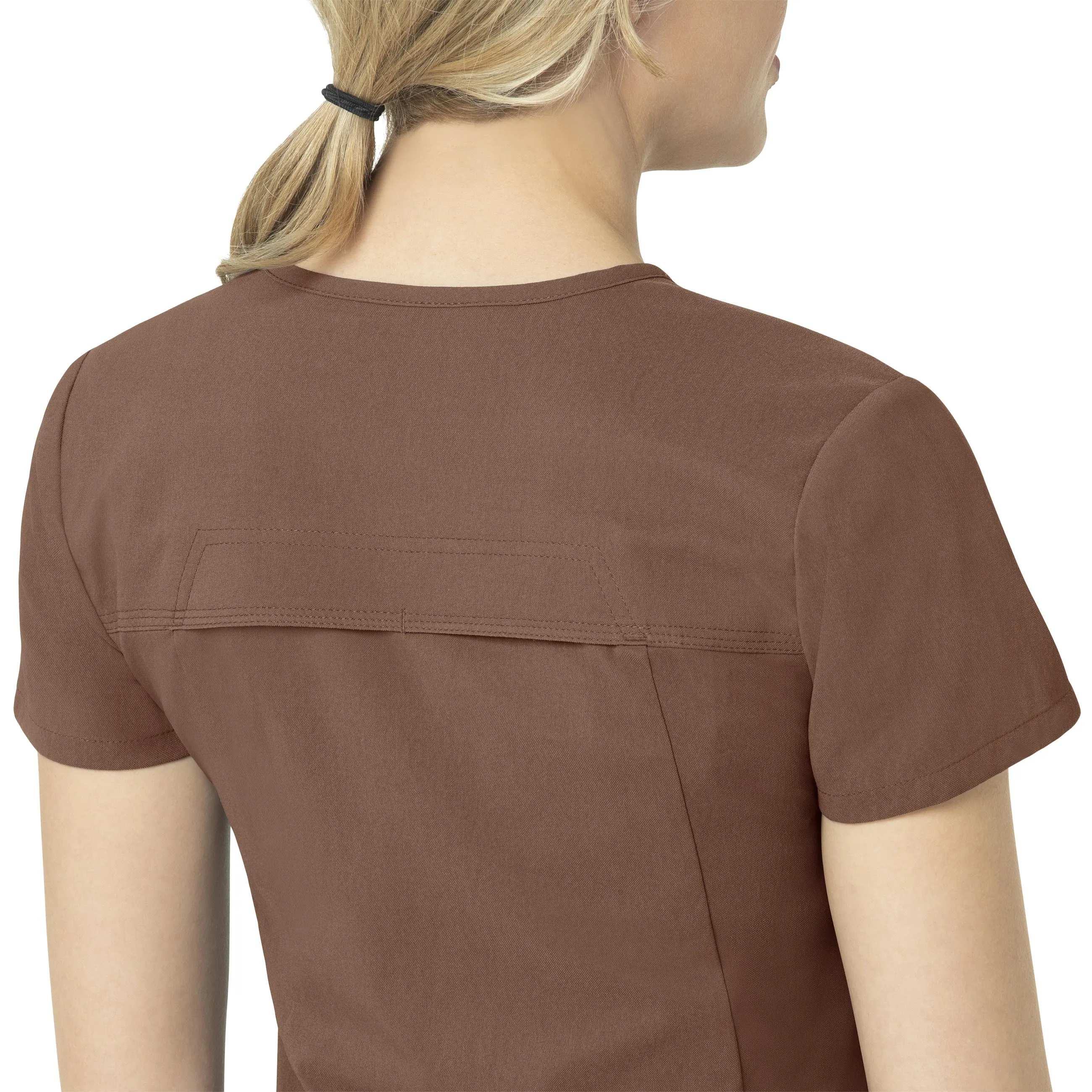 Carhartt Rugged Flex Peak Women's Tuck-In Scrub Top - Nutmeg