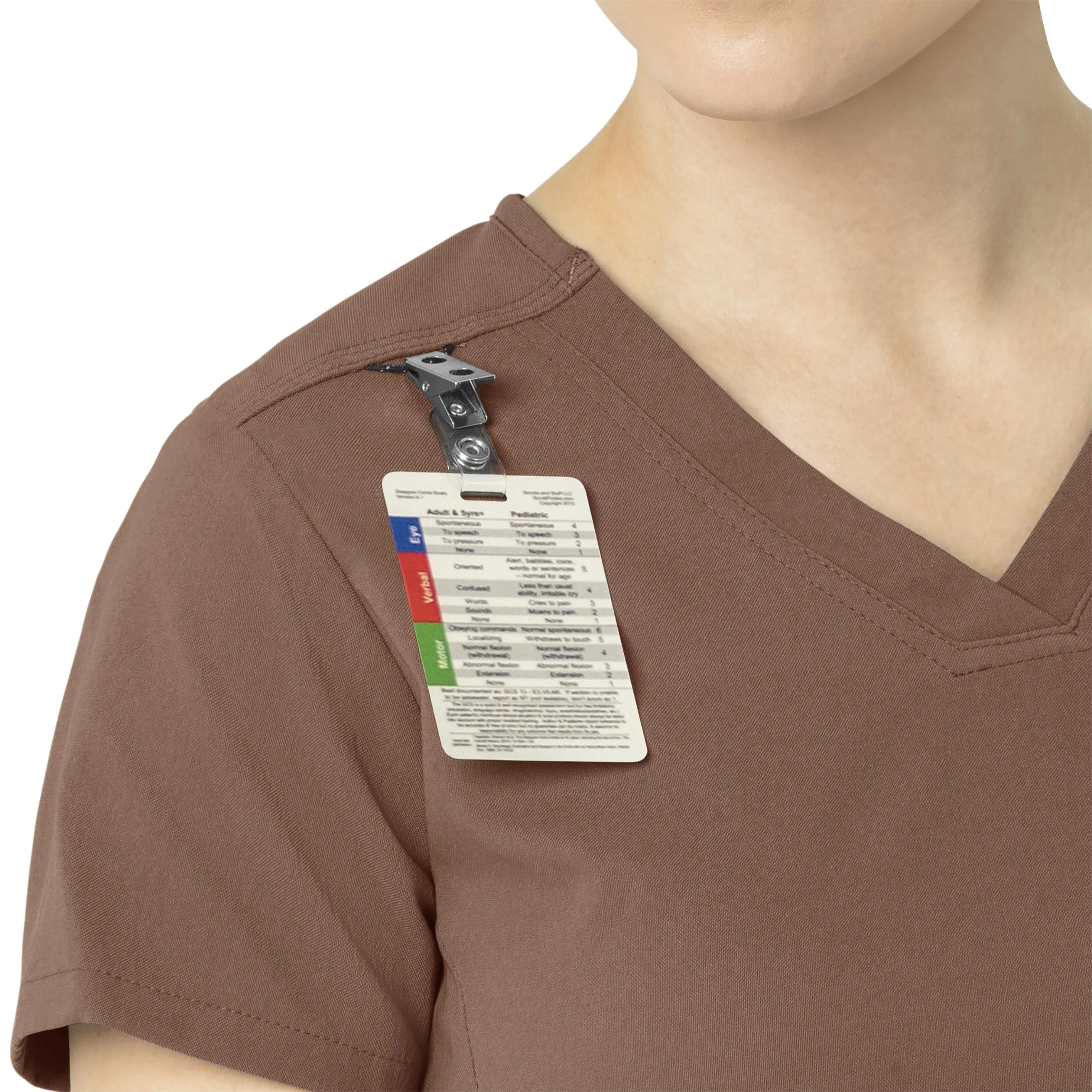 Carhartt Rugged Flex Peak Women's Tuck-In Scrub Top - Nutmeg