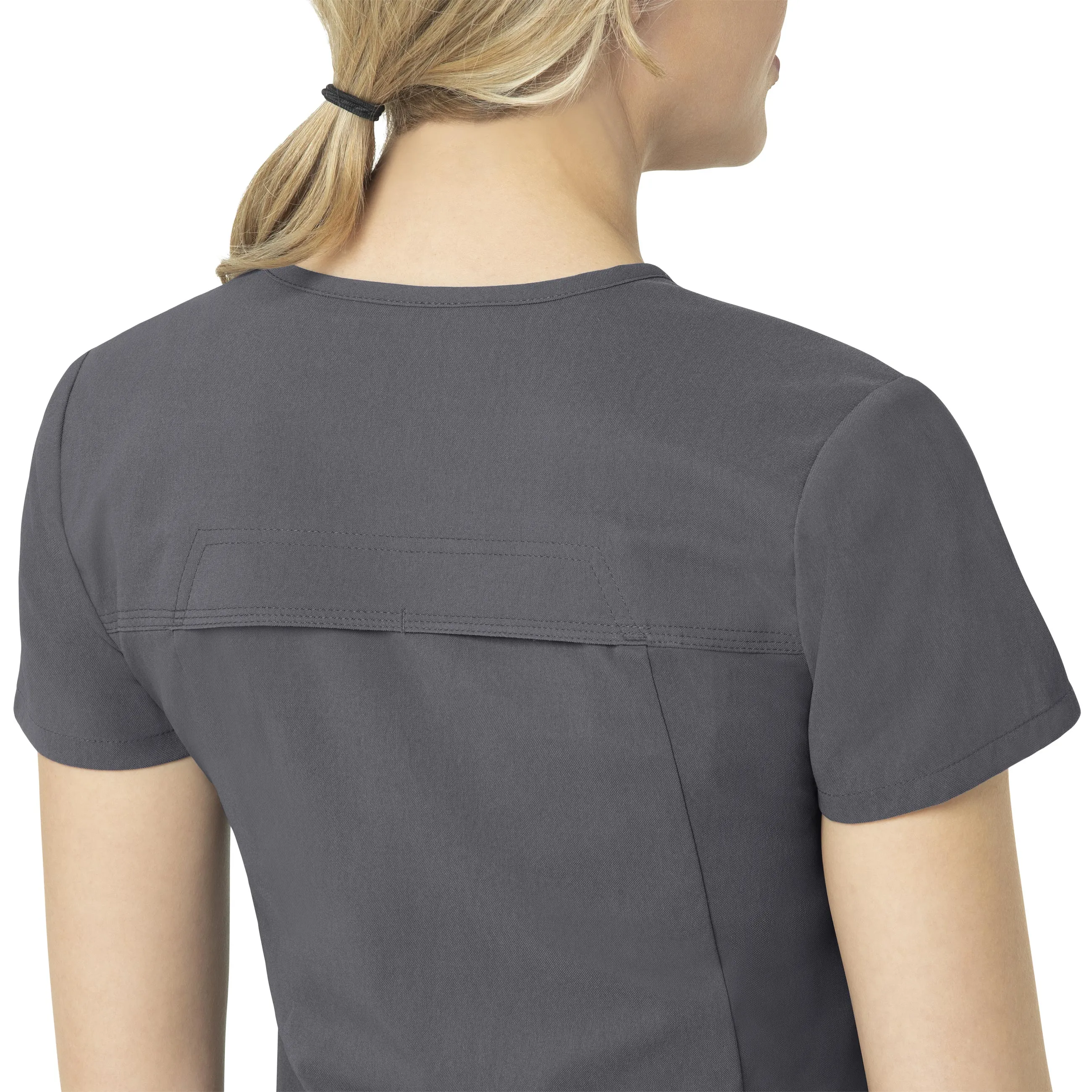 Carhartt Rugged Flex Peak Women's Tuck-In Scrub Top - Pewter