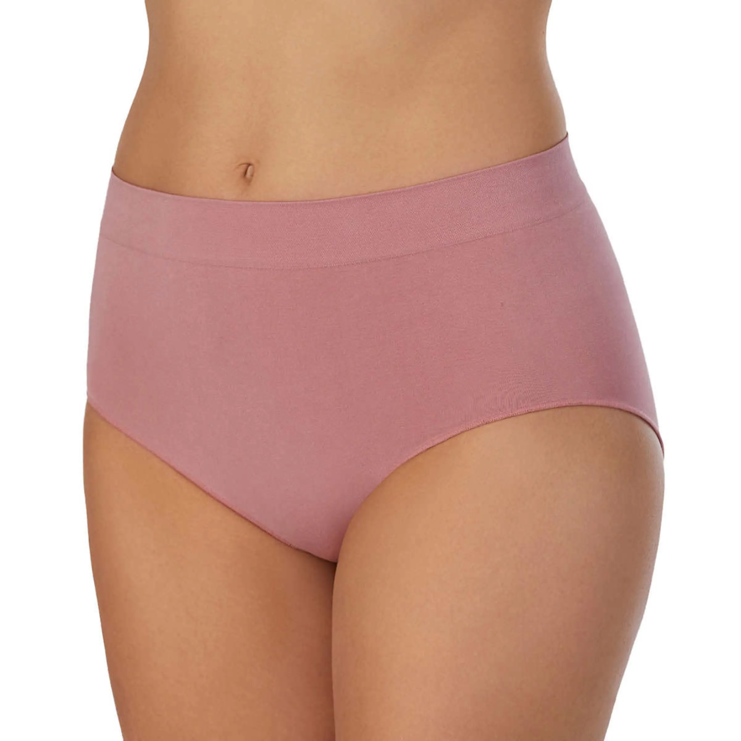 Carole Hochman Women's Multicolor 5-Pack Full Coverage Seamless Soft Brief Panties