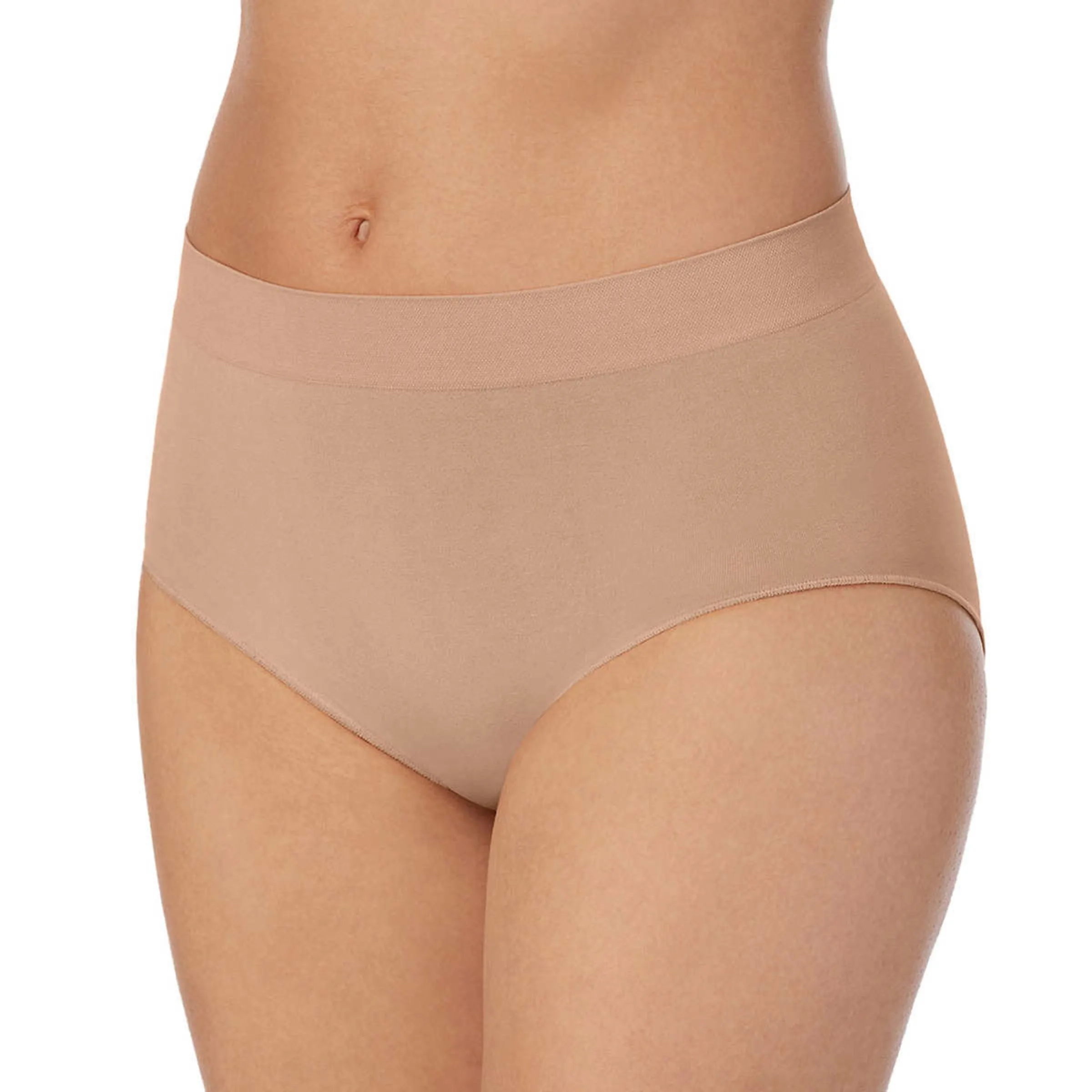 Carole Hochman Women's Multicolor 5-Pack Full Coverage Seamless Soft Brief Panties