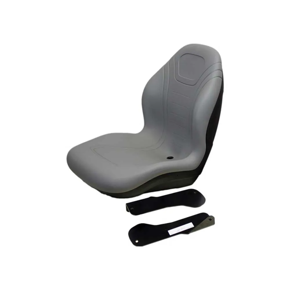 Case IH/Ford-New Holland KM 143 Bucket Seat Kit | Gray Vinyl (6803.KMM)