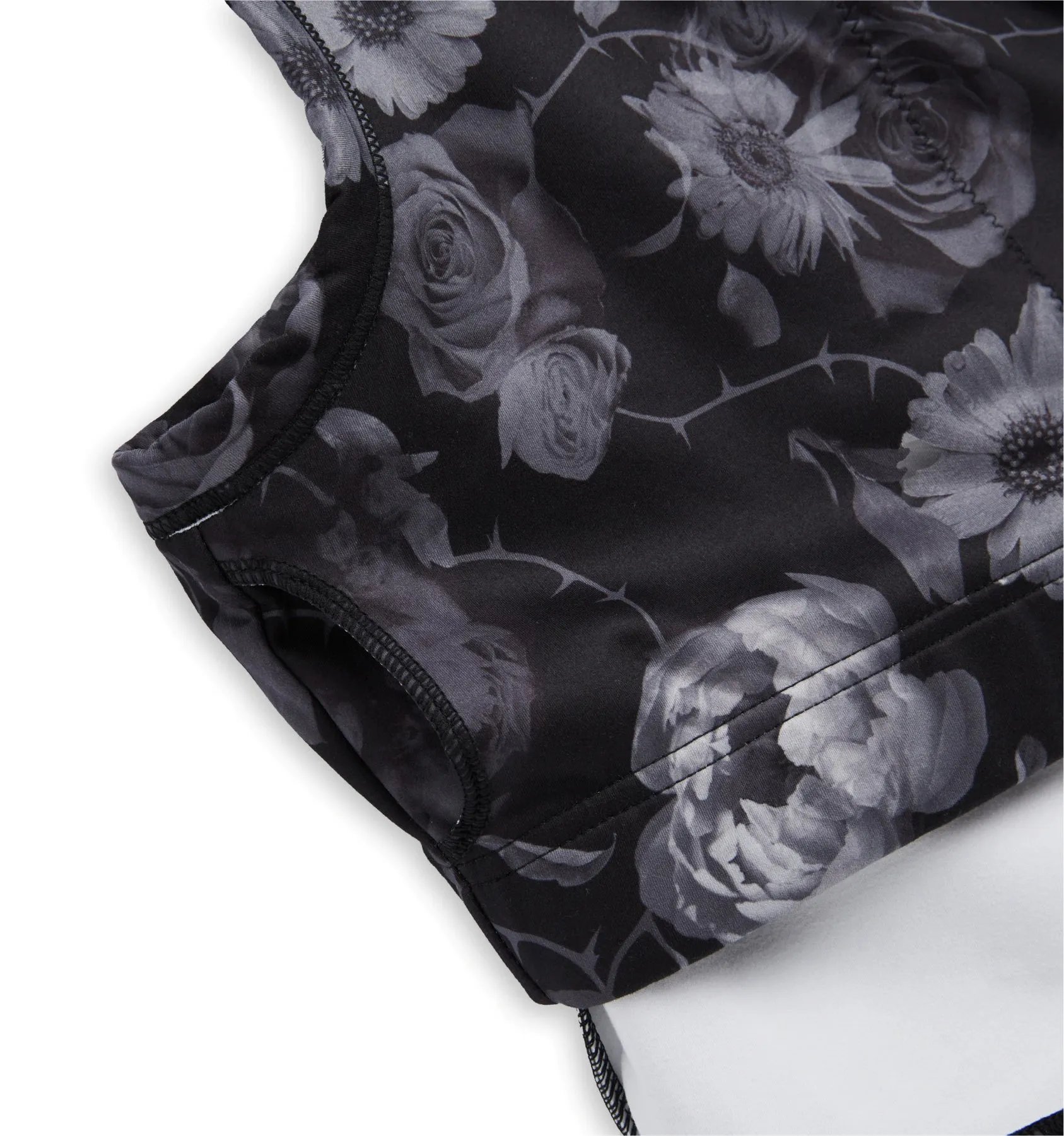 Cozy Luxe Bra Top - Dark Floral Remedies