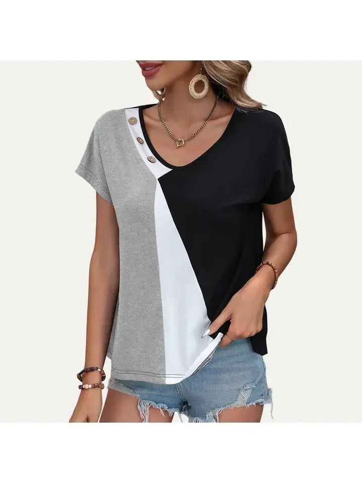 Daily Essentials Color Block Top