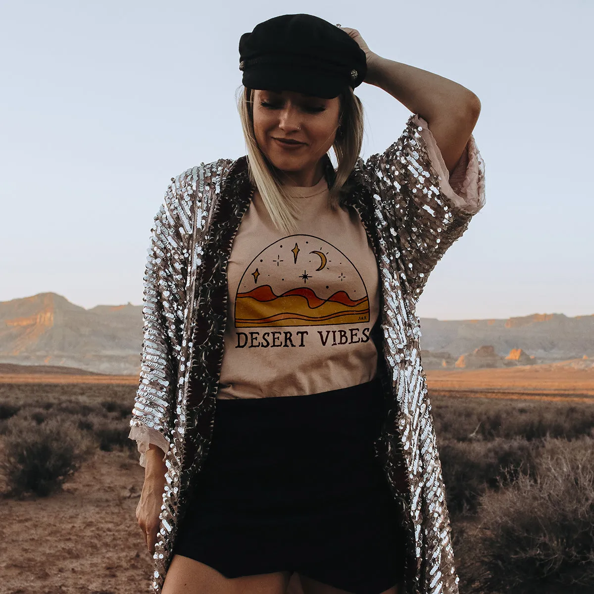 Desert Vibes Graphic Tee Shirt (Wholesale)