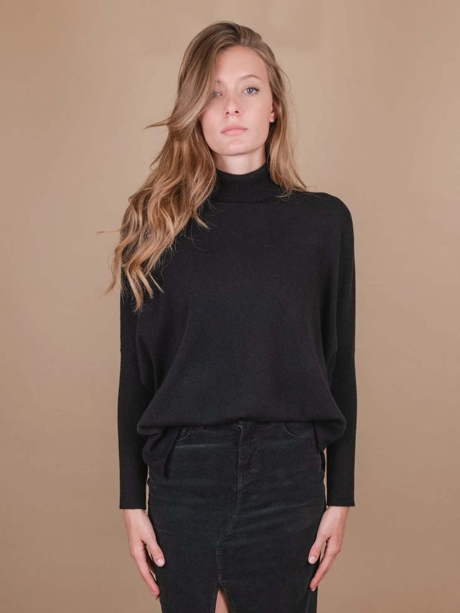 DOLCEVITA OVER IN CASHMERE ECO-FRIENDLY NERO