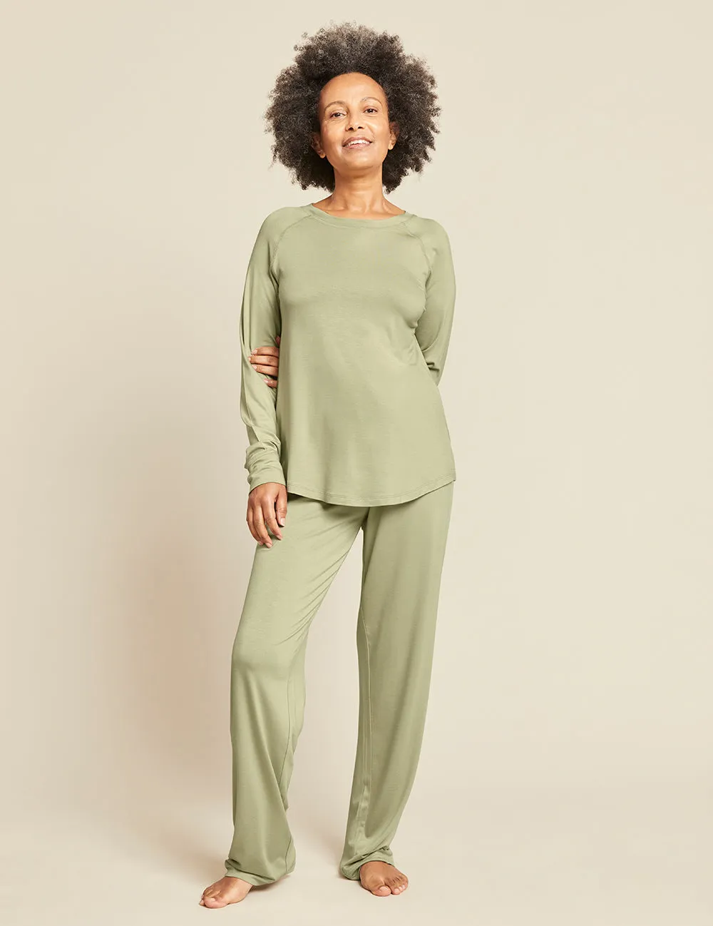 Goodnight Raglan Sleep Top - Sage