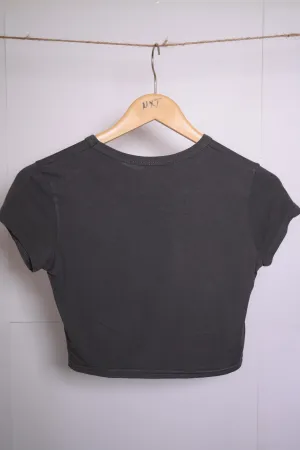 Half Sleeve Crop Top By Pretty Little Things