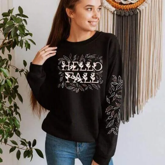 Hello Fall Long Sleeve Shirt