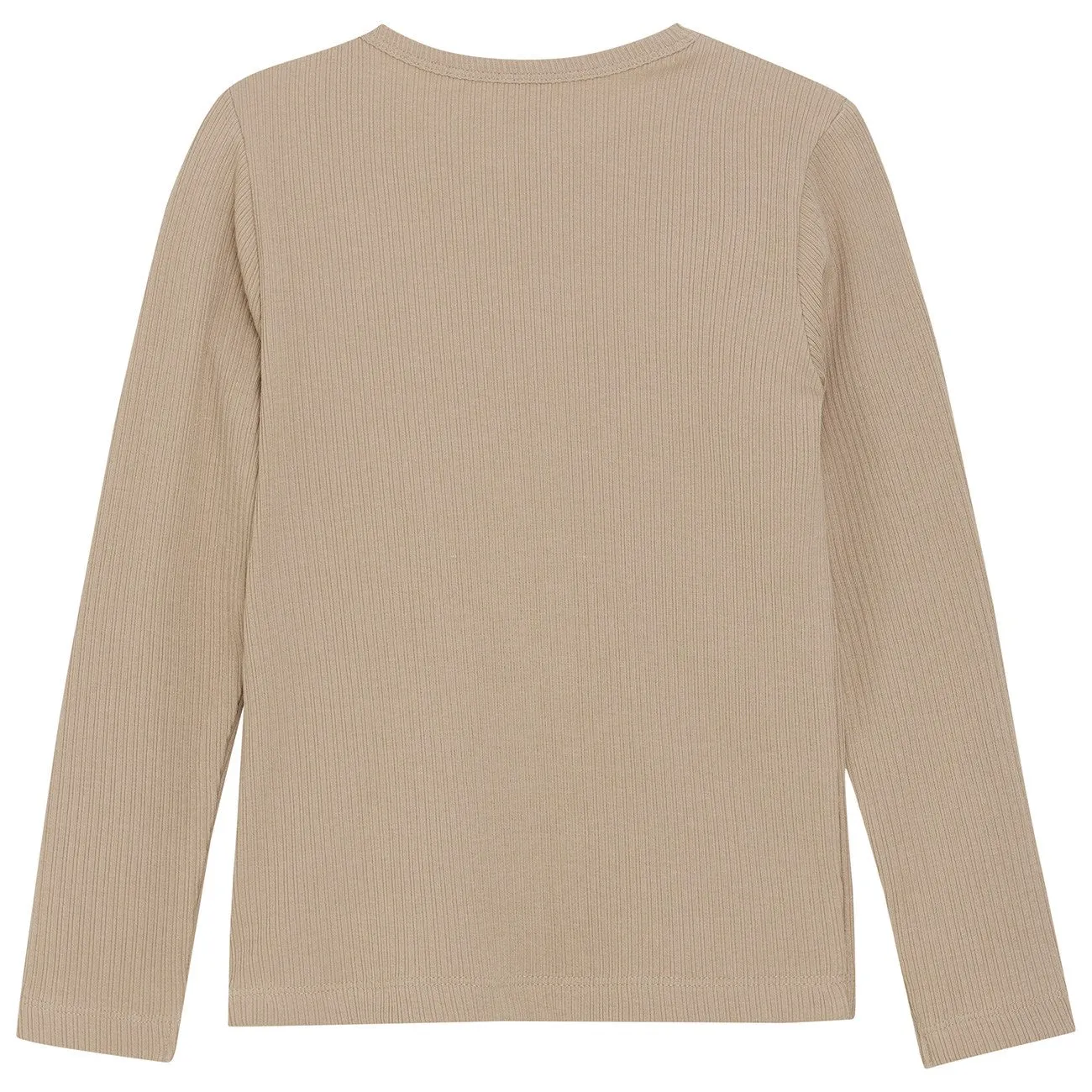 Huttelihut Light Taupe T-Shirt Ls Rib