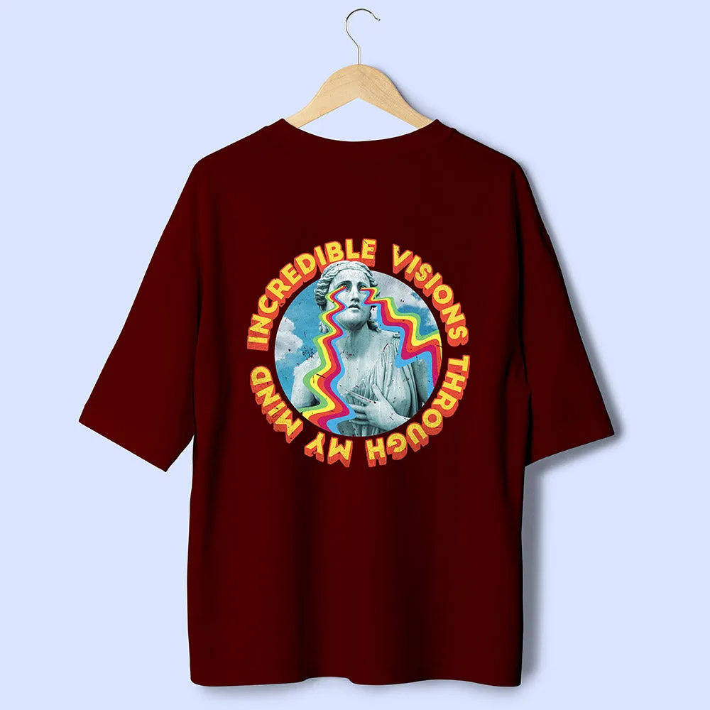 Incredible Visions (Back Print) Oversized T-Shirt