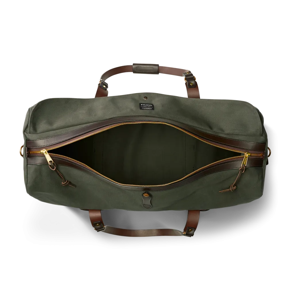 Large Rugged Twill Duffel- Otter Green