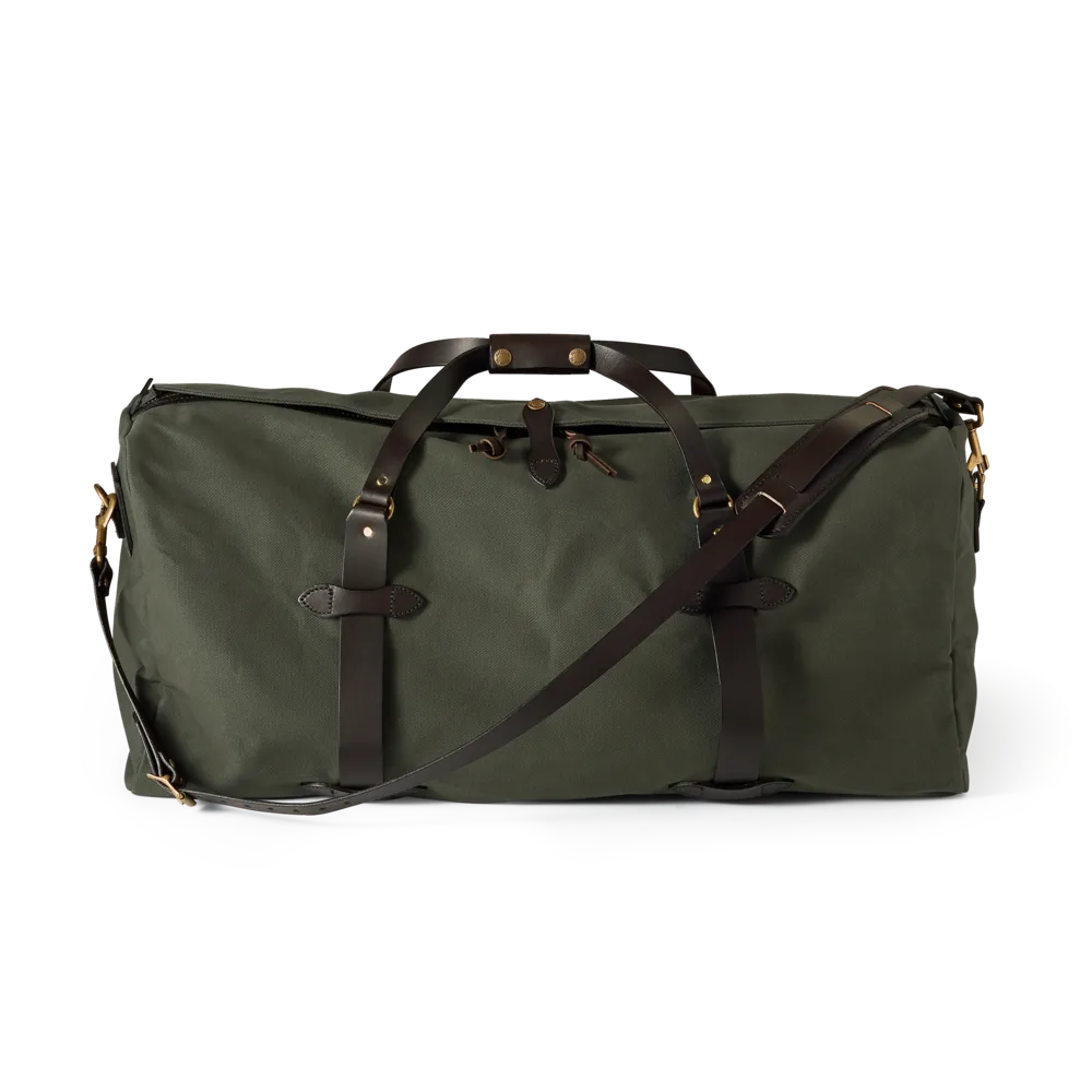 Large Rugged Twill Duffel- Otter Green