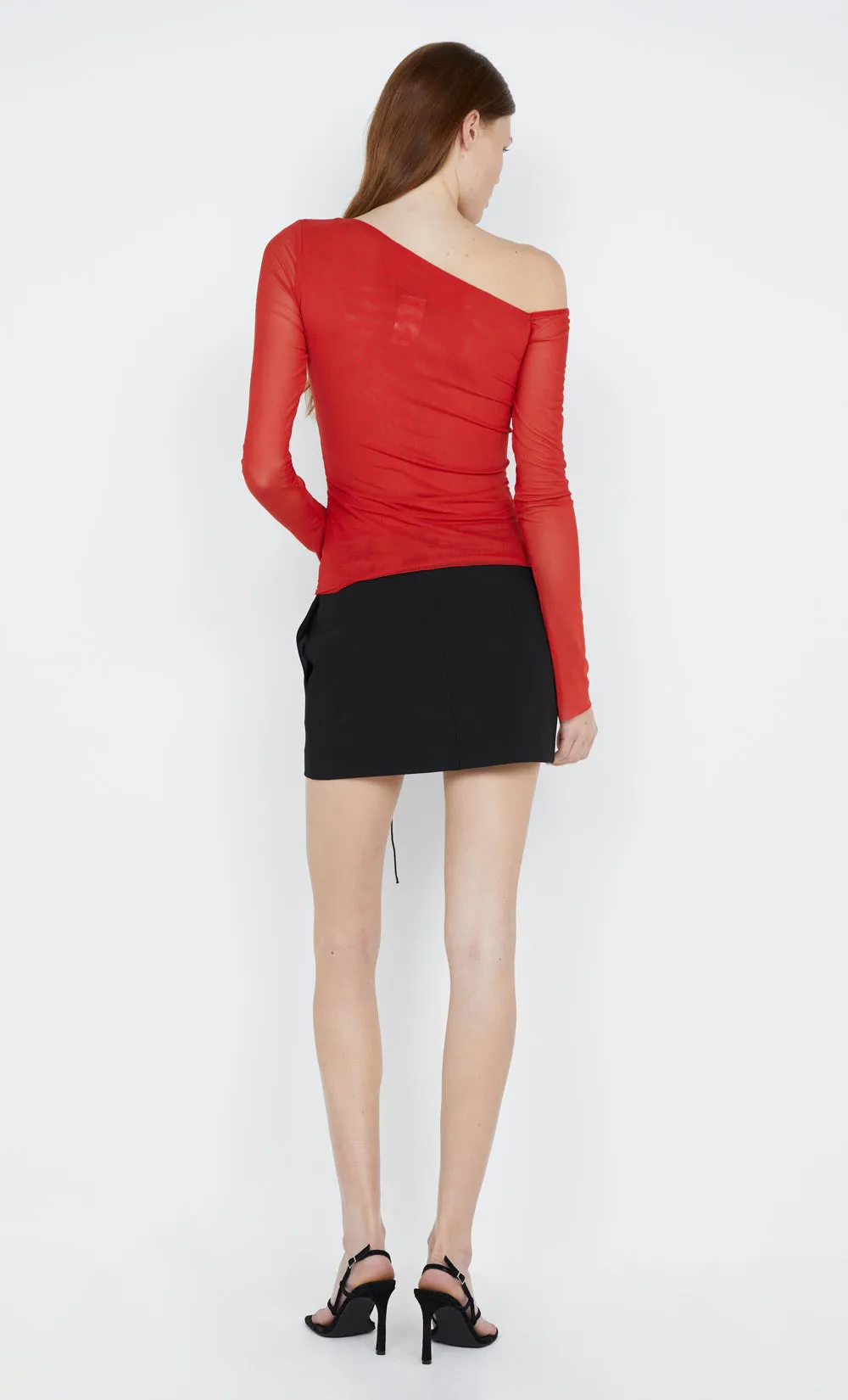 LIV LONG SLEEVE TOP - ROUGE