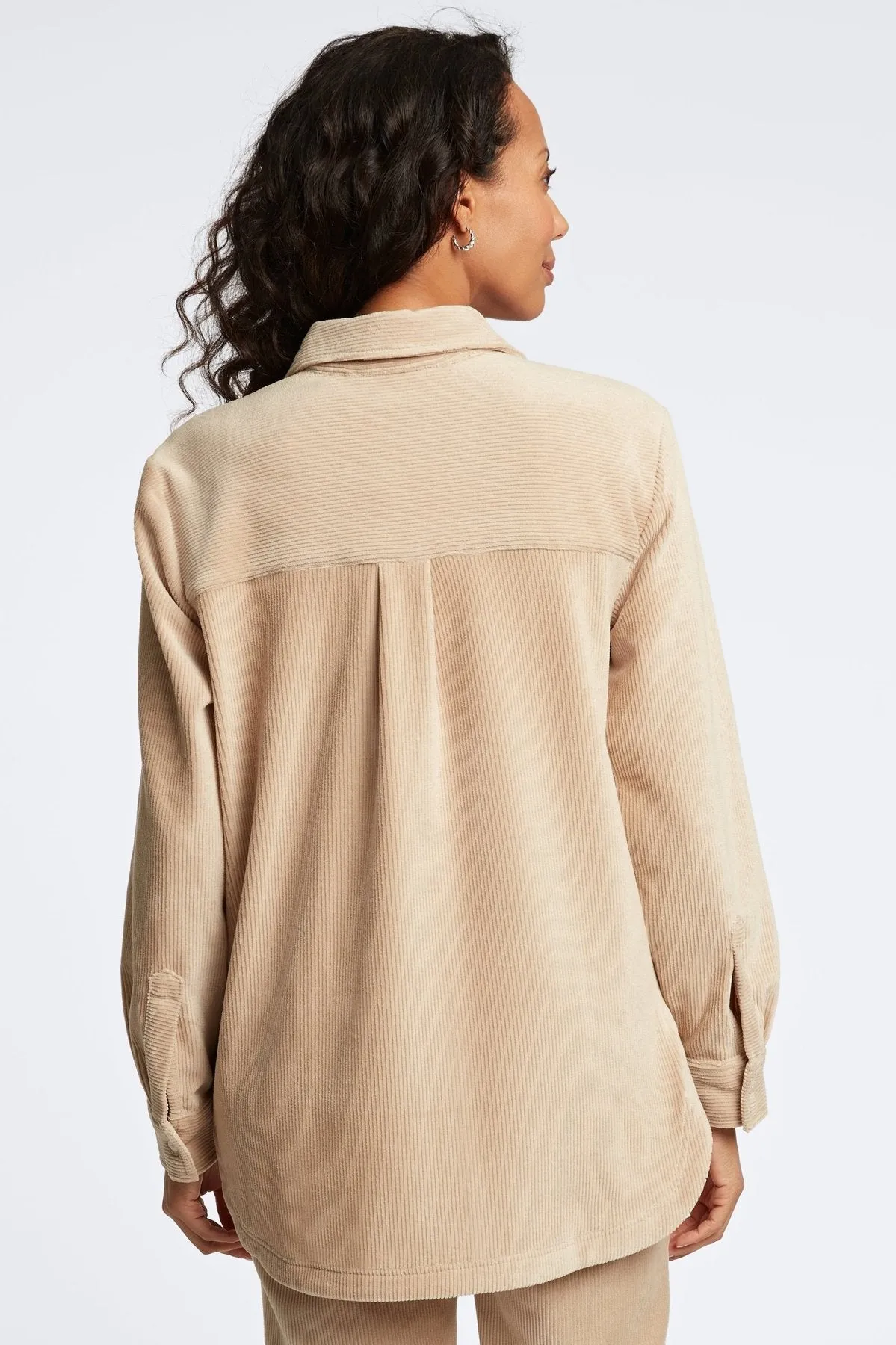 Maddy Long Sleeve Plush Cord Shirt