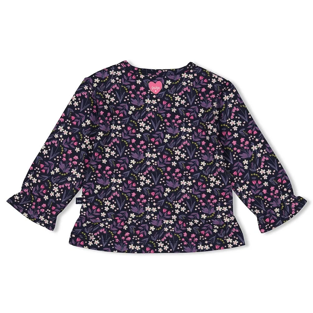 MIDNIGHT FLOWERS - Signature Allover Print Fashion Top