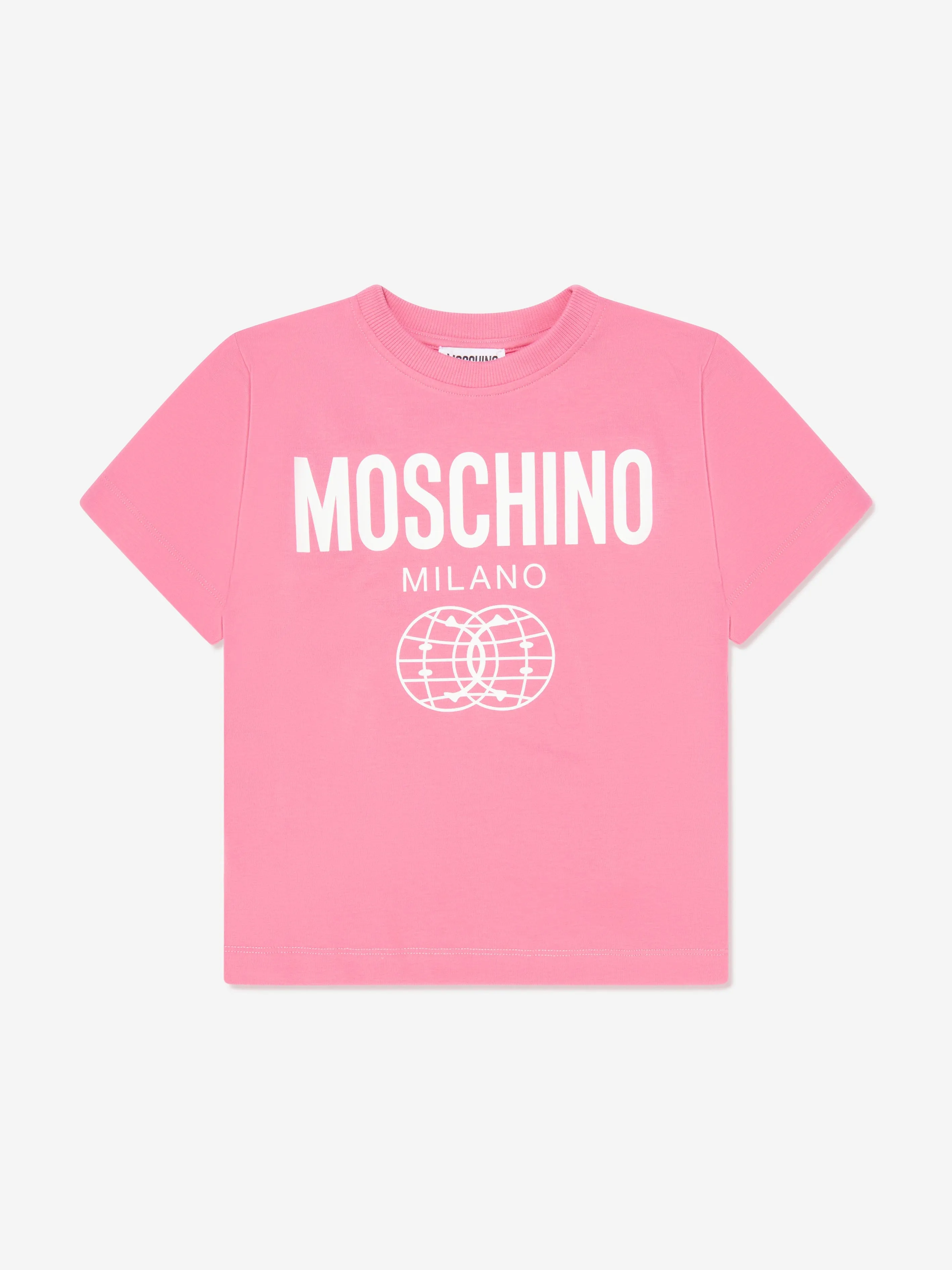 Moschino Girls Maxi T-Shirt And Leggings Set in Pink