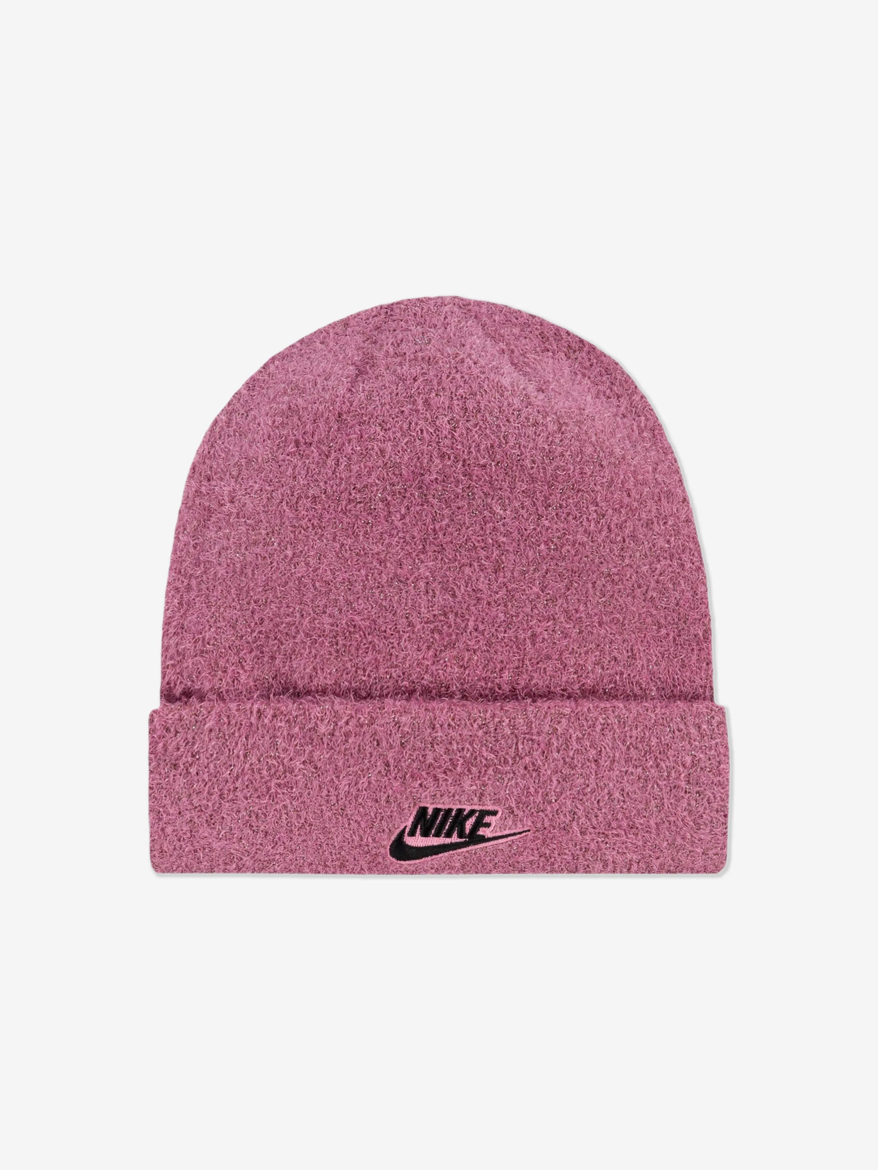 Nike Girls Twinkle Cozy Apex 2 Piece Beanie Set in Pink