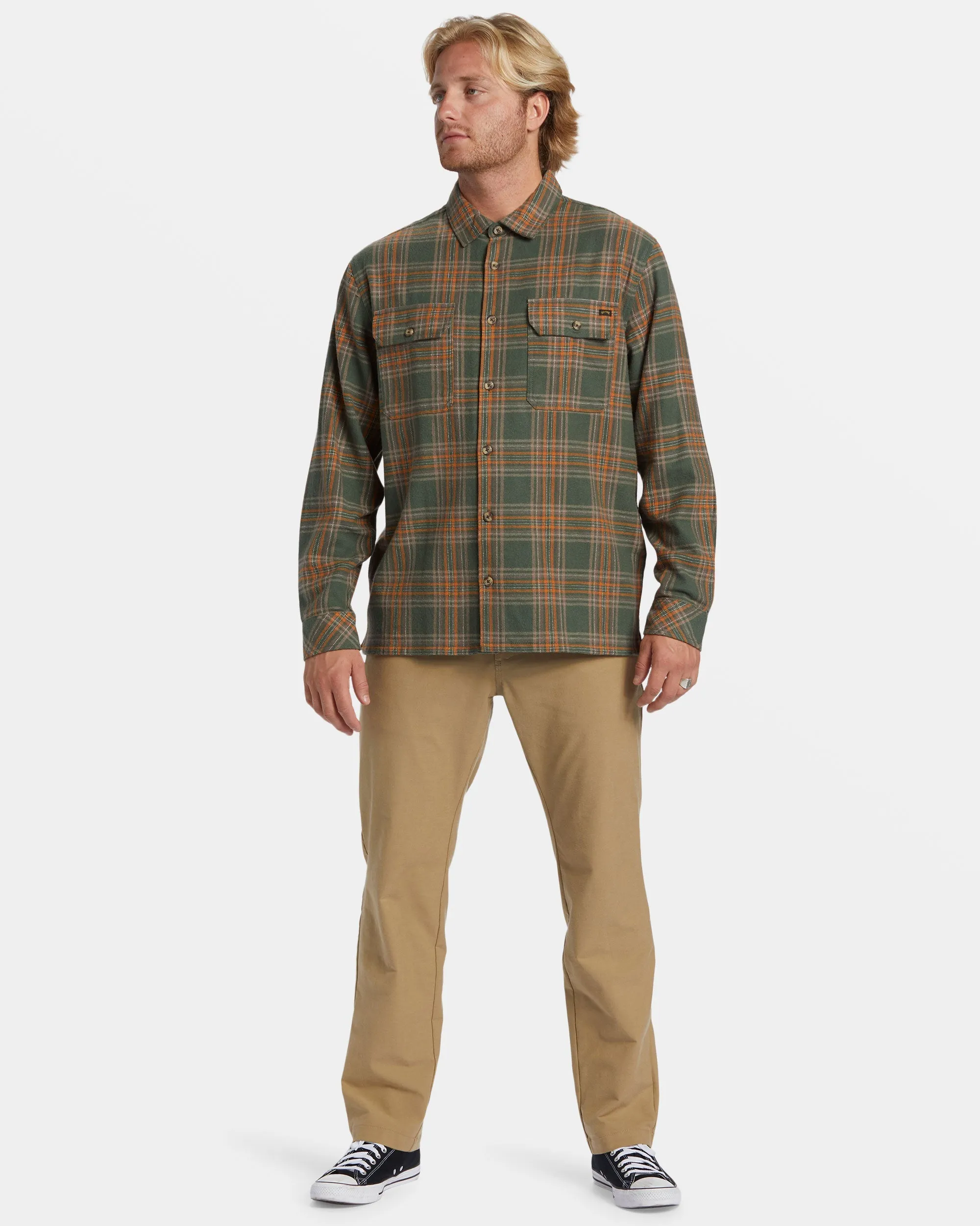 Offshore Flannel Shirt - Fern