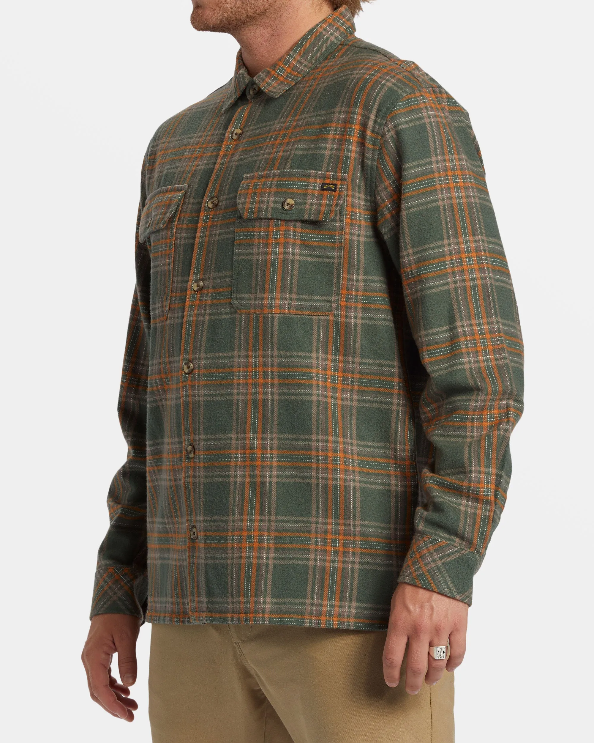 Offshore Flannel Shirt - Fern