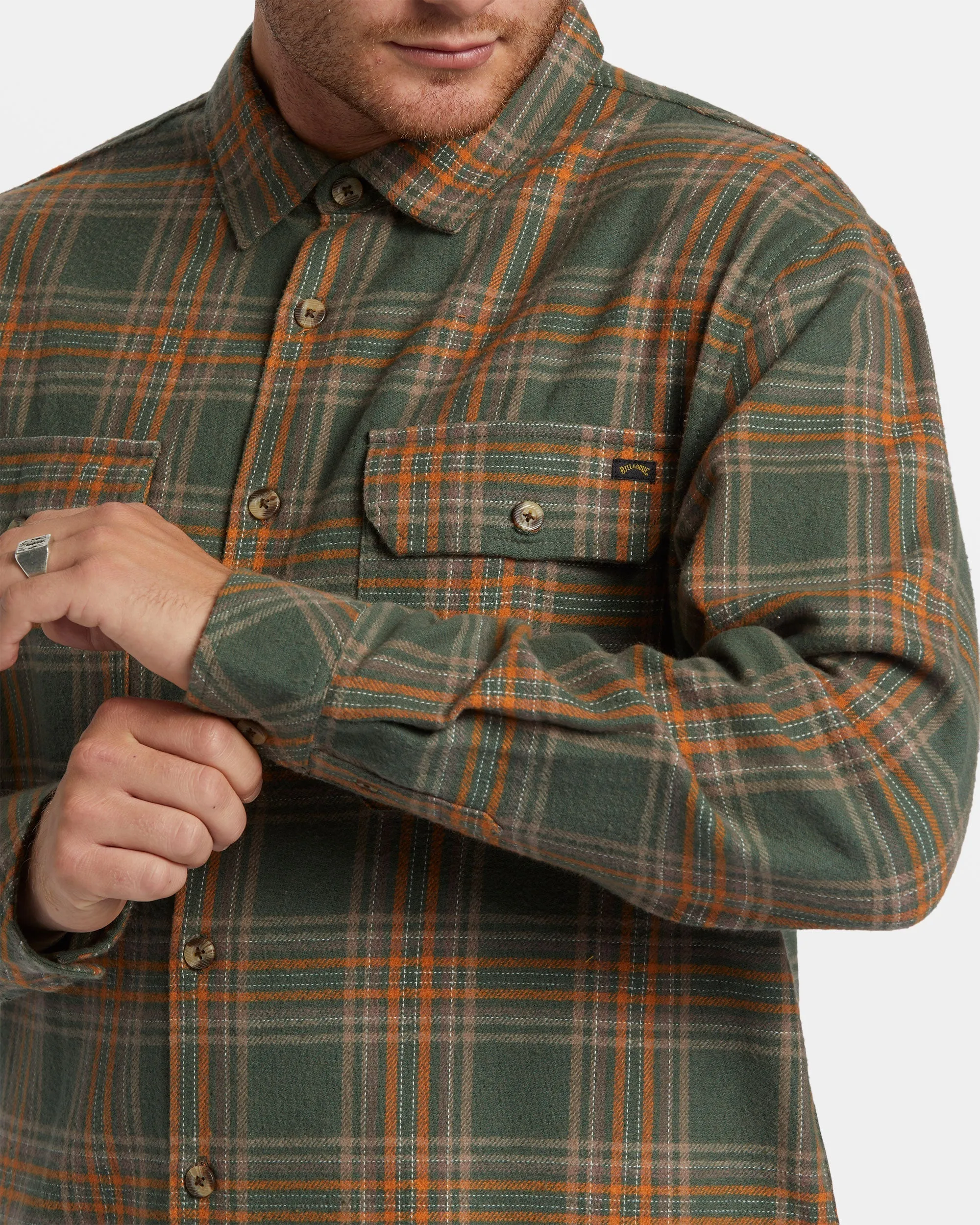 Offshore Flannel Shirt - Fern