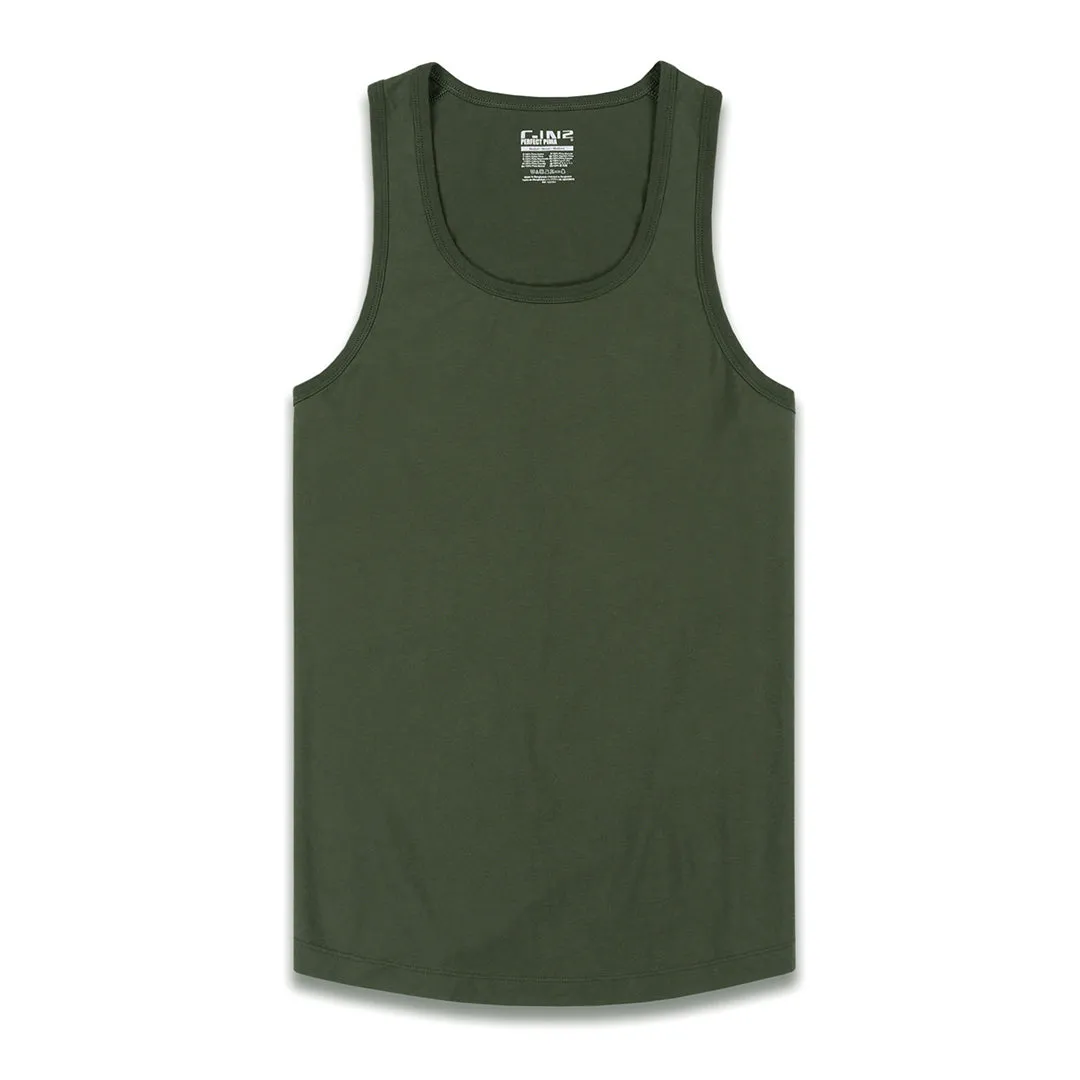 Perfect Pima Relaxed Tank Gladwin Green