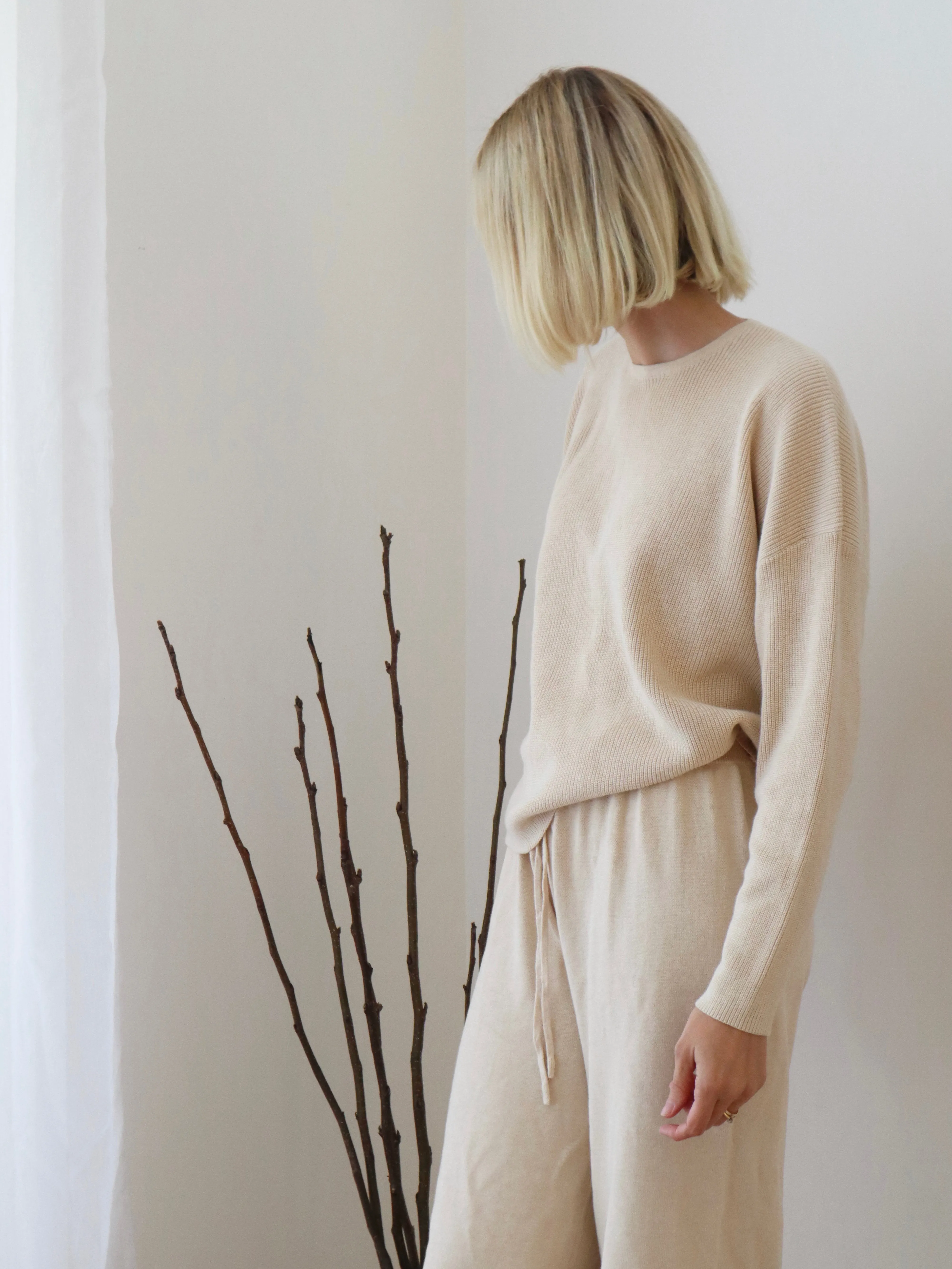 PULLOVER (WOMEN'S) | BEIGE