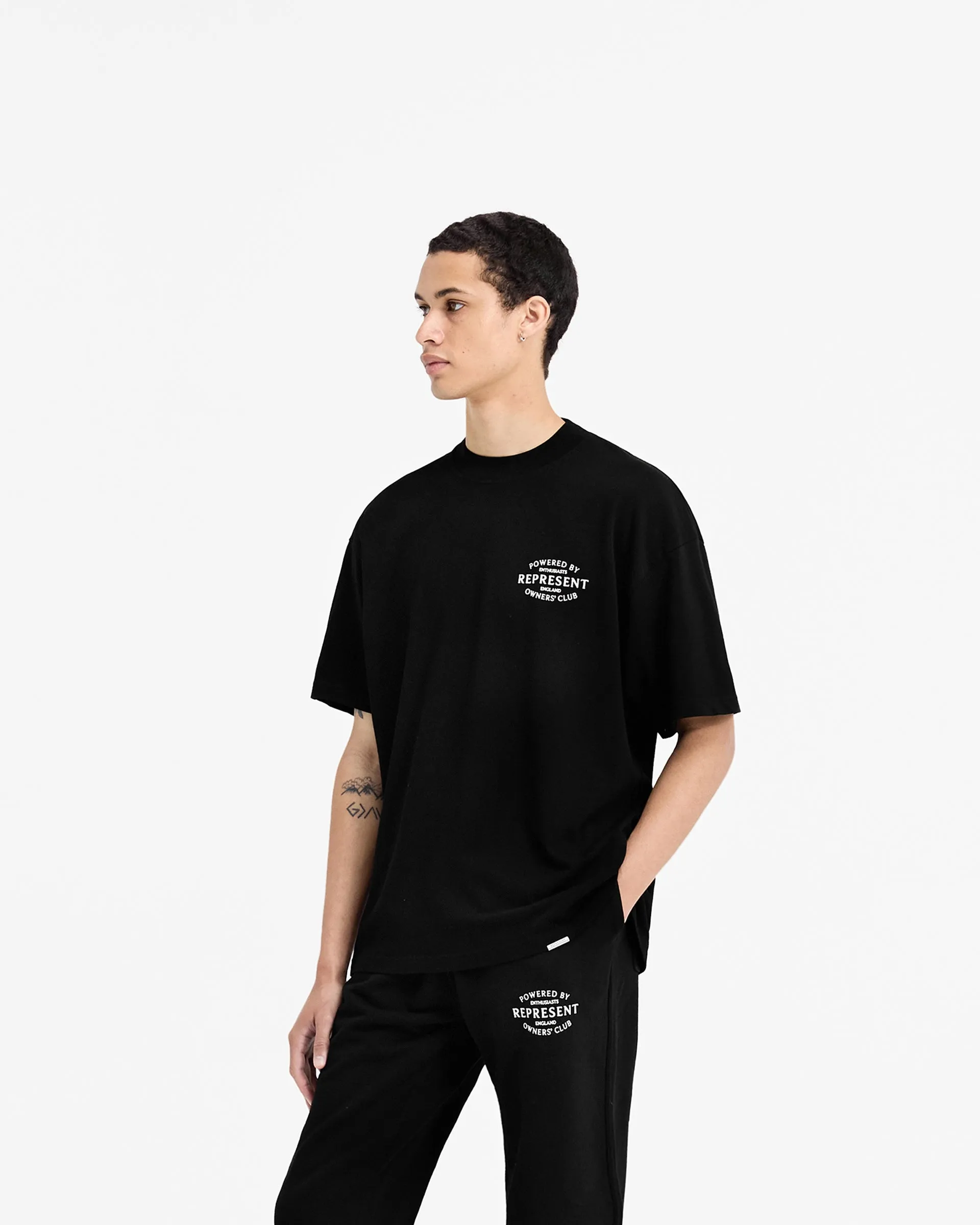 Represent Owners Club Stamp T-Shirt - Jet Black