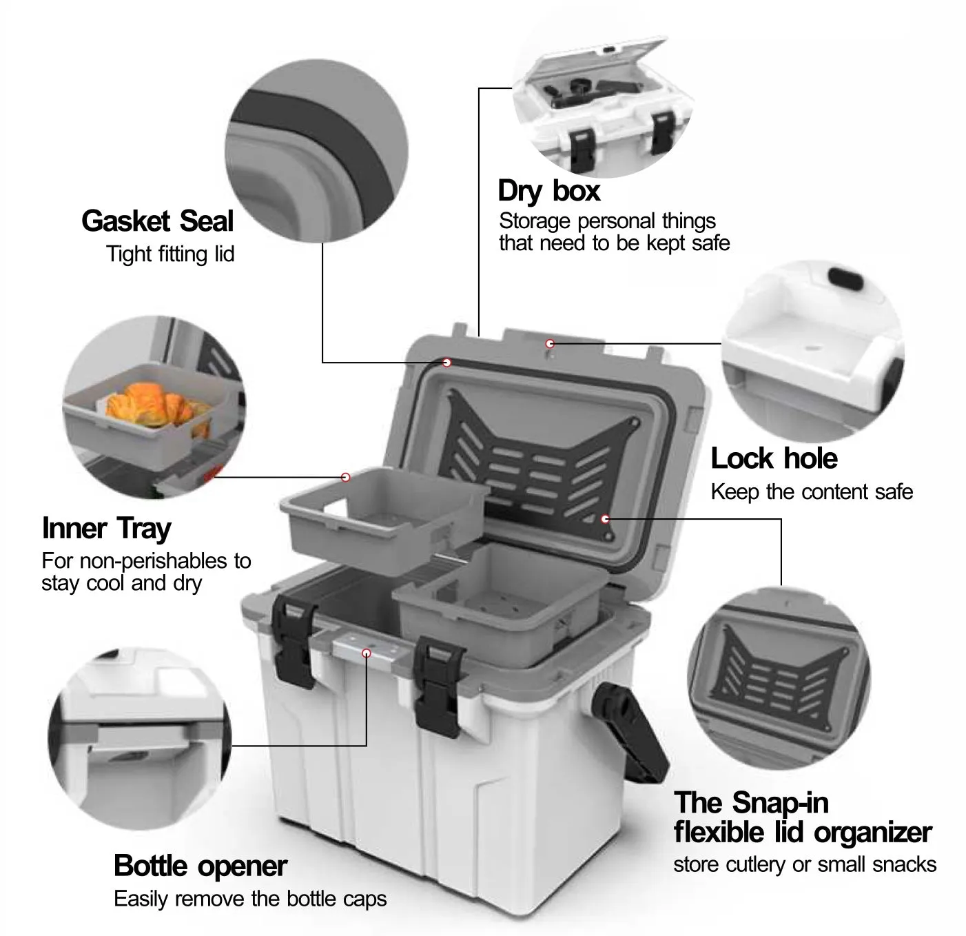 Rugged 16L Hard Cooler