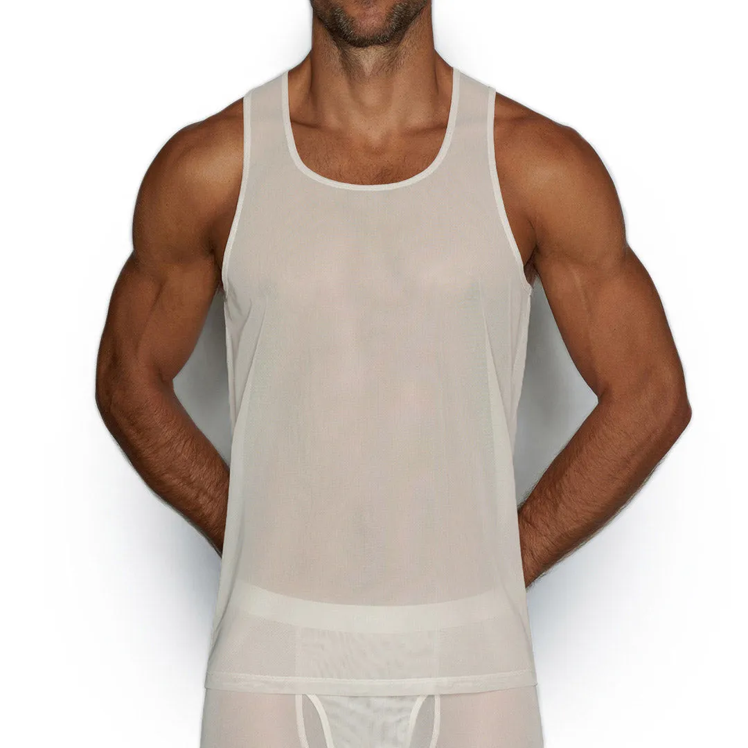 Sheer Relaxed Tank Navid Neutral