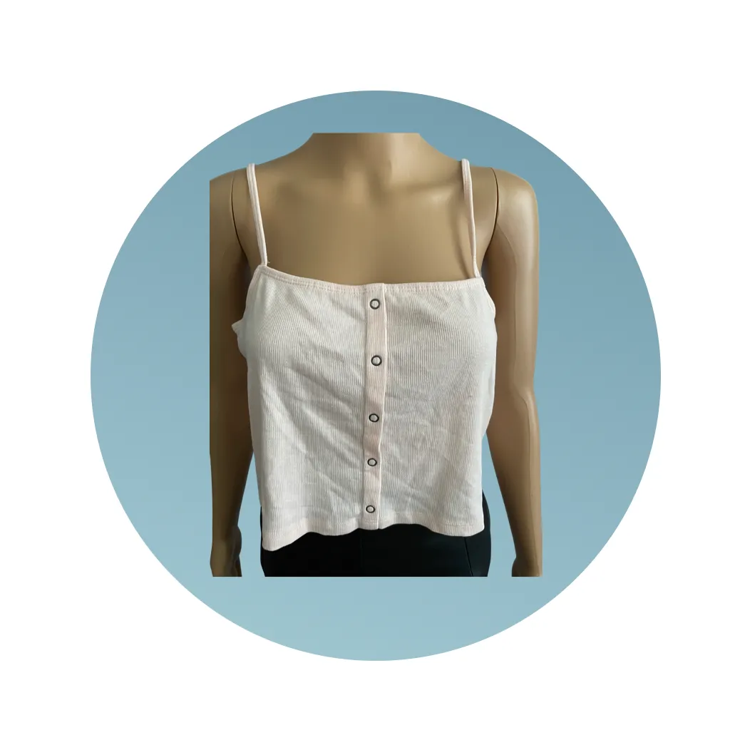 Snap Front Crop Camisole