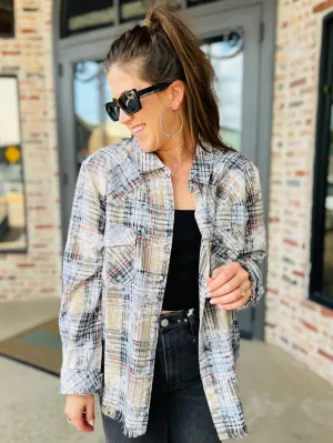 Star Long Sleeve Flannel