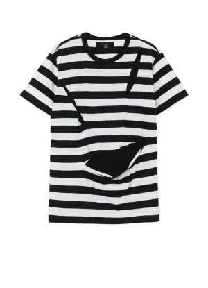 STRIPED COTTON T-SHIRT