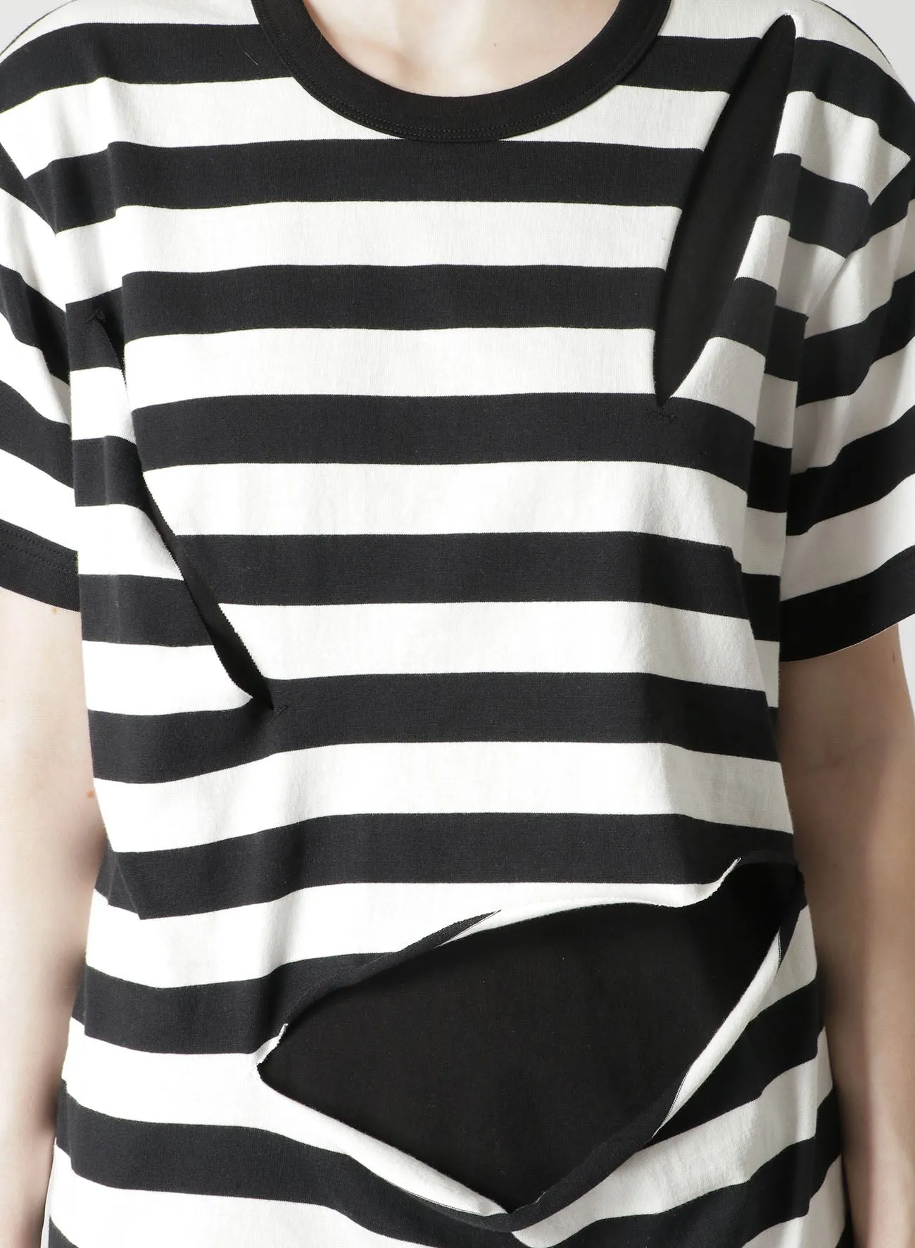 STRIPED COTTON T-SHIRT