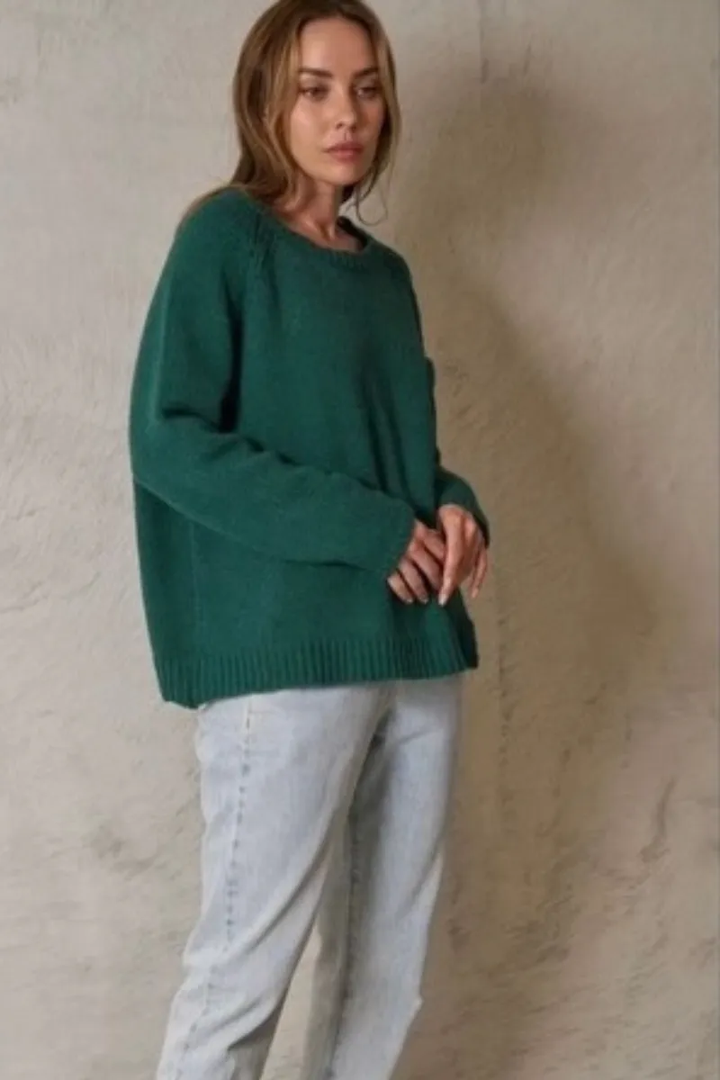 Worthier The Label - Eli Jumper - Emerald